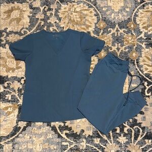 Mandala Caribbean Blue Scrub Set size XS/P